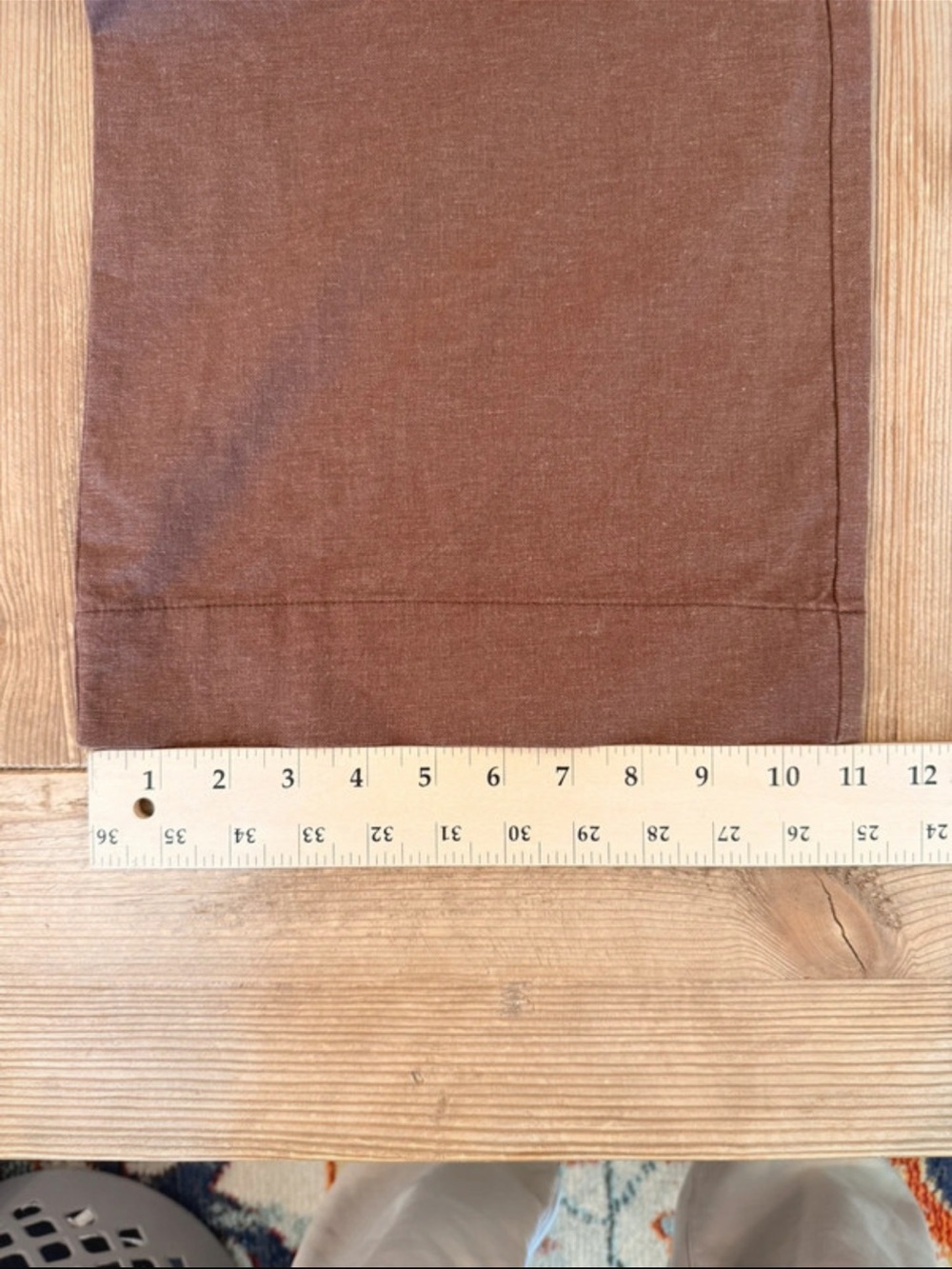 Marine Layer Brown Wide-Leg Trousers with Pleats - Picture 3 of 10
